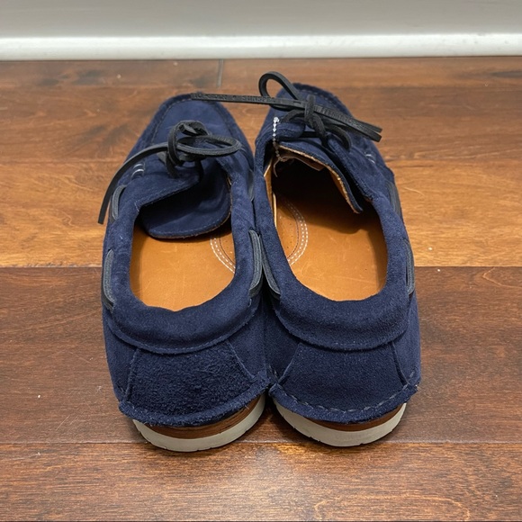 Sunspel and Sperry Suede Boat Shoe in Navy Men’s Size 10 22933 - Picture 5 of 9